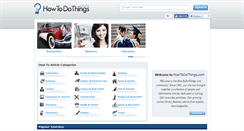 Desktop Screenshot of howtodothings.com
